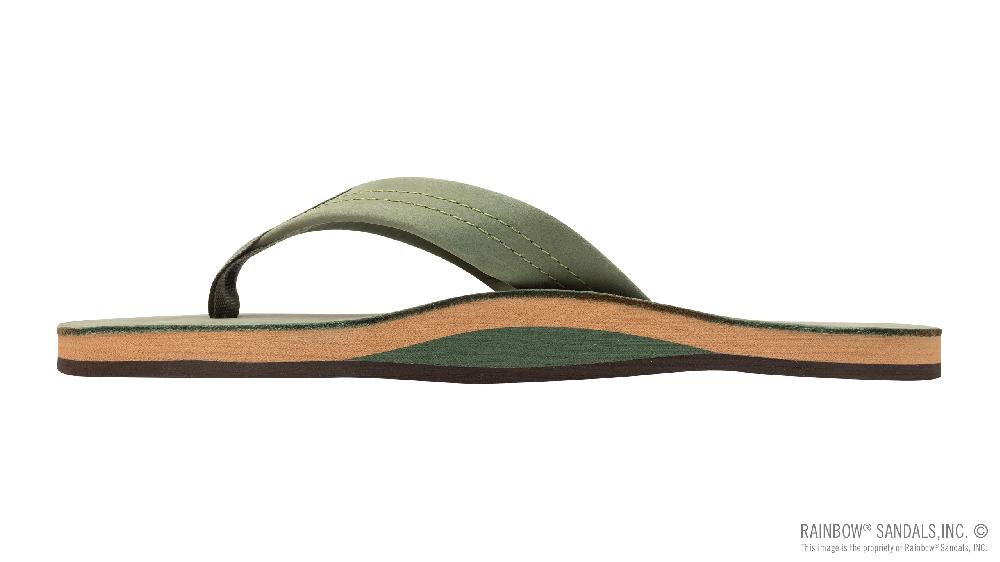 Rainbow Sandals Limited Edition - Men's Single Layer Arch Custom Colors 1" Strap