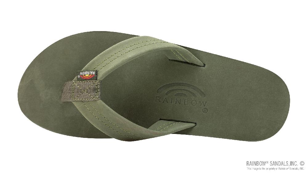 Rainbow Sandals Limited Edition - Men's Single Layer Arch Custom Colors 1" Strap