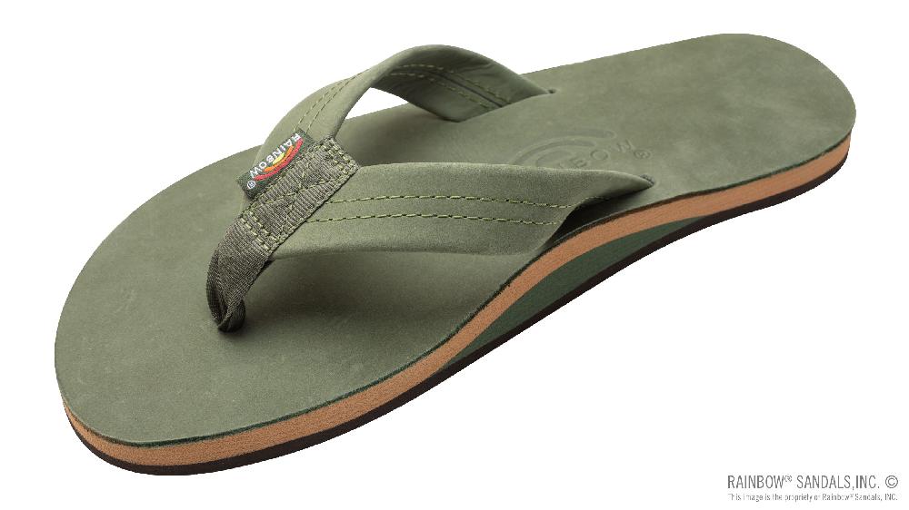 rainbow sandals Limited Edition - Men's Single Layer Arch Custom Colors 1" Strap