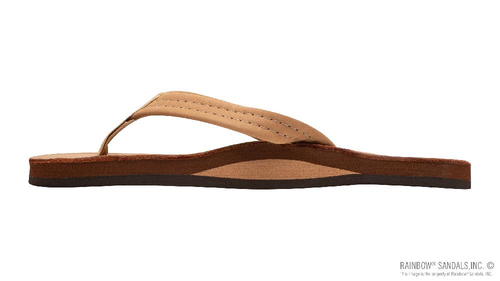 Rainbow Sandals Luxury Leather - Single Layer Arch Support With A 3/4" Medium Strap