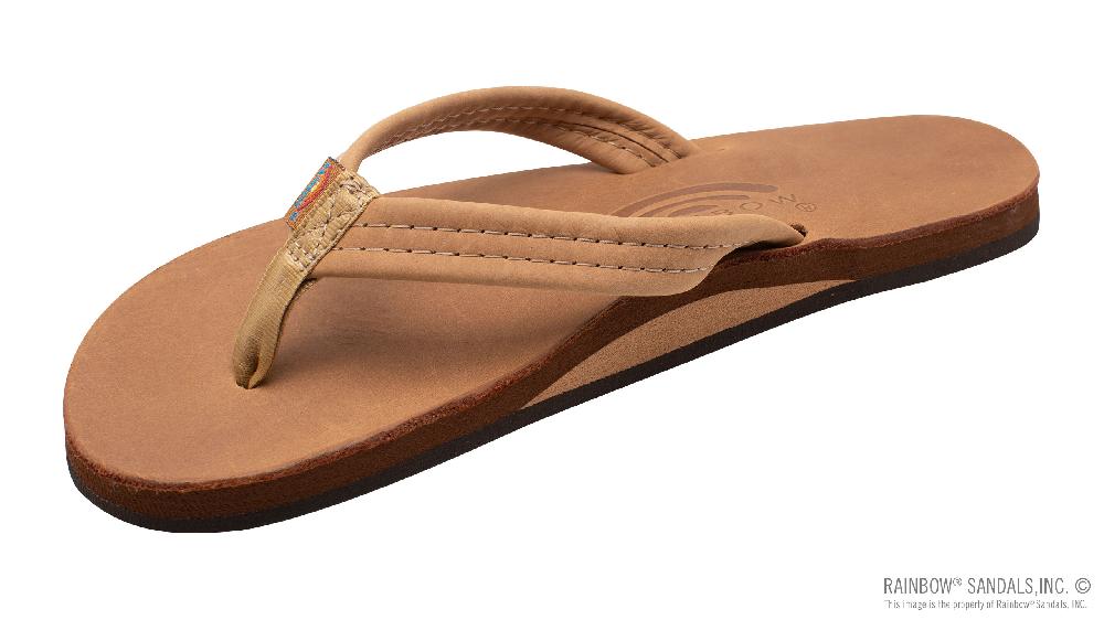 rainbow sandals Luxury Leather - Single Layer Arch Support with a 3/4" Medium Strap