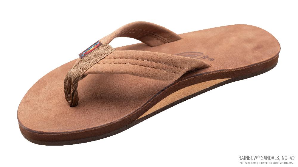 rainbow sandals Luxury Leather - Single Layer Arch  Support