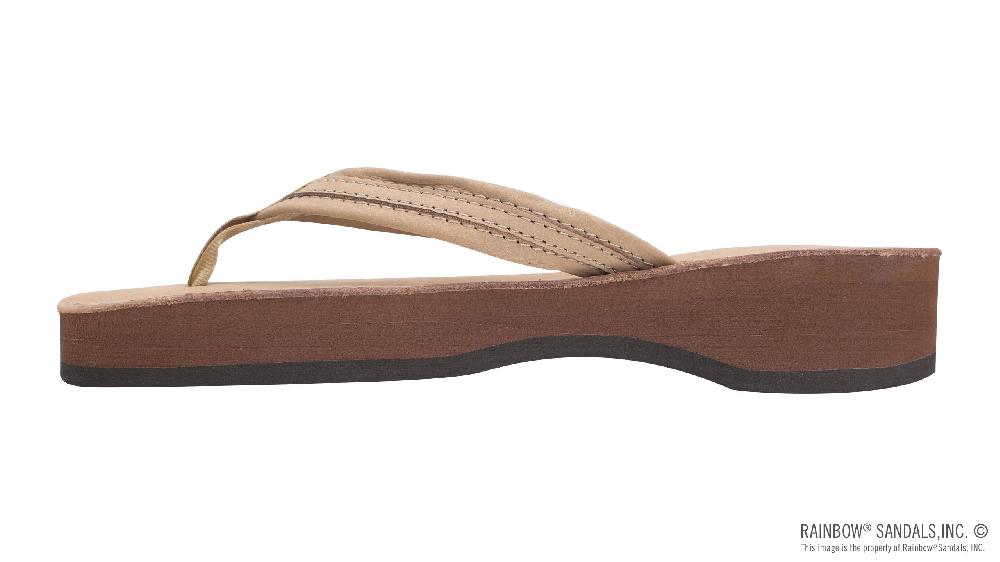 Rainbow Sandals Madison Four Layer Wedge With A 3/4" Medium Braided Strap