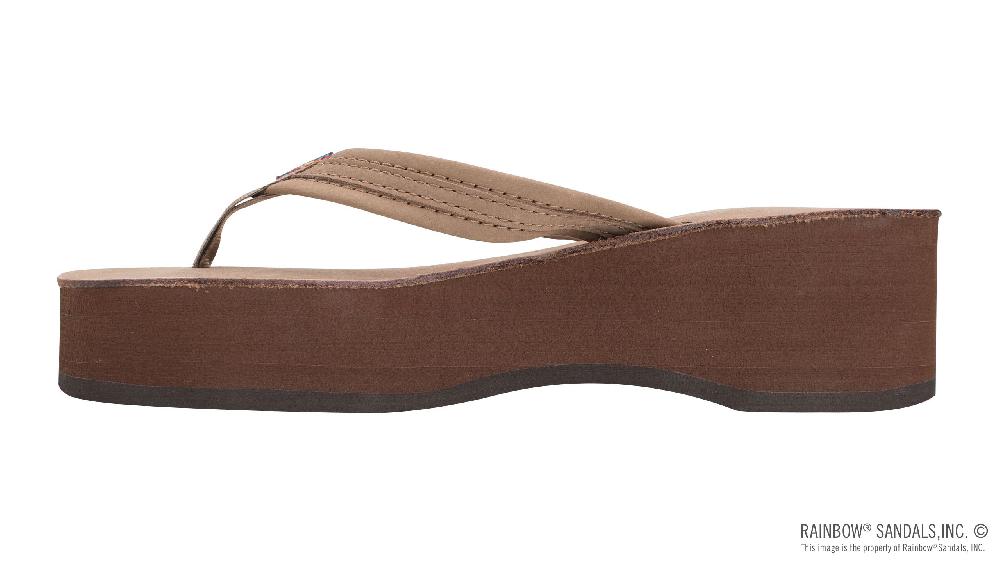 Rainbow Sandals Madison Six Layer Wedge With A 3/4" Medium Braided Strap