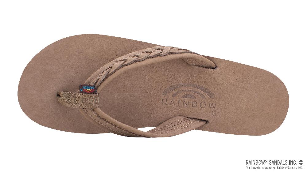 Rainbow Sandals Madison Six Layer Wedge With A 3/4" Medium Braided Strap