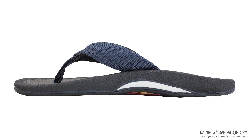 Rainbow Sandals Mariner - Rubber Orthopedic With Arch And Tapered Nylon Strap