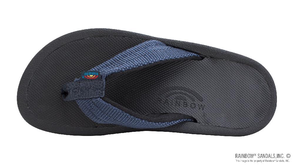 Rainbow Sandals Mariner - Rubber Orthopedic With Arch And Tapered Nylon Strap