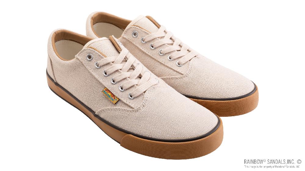 rainbow sandals Men's Drifter Hemp Low Top Rubber Sole