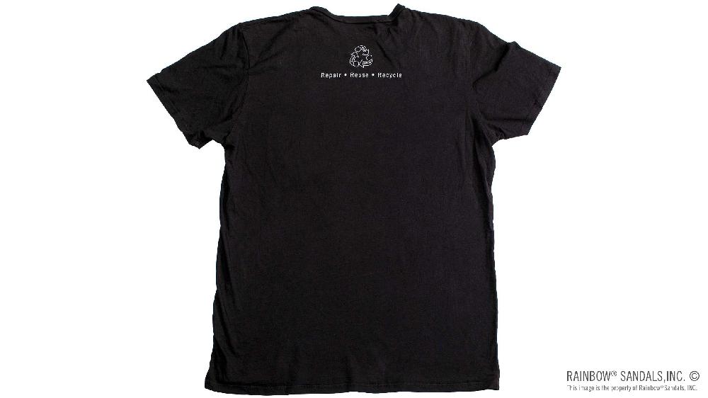Rainbow Sandals Men's T-Shirt Reuse Logo Front And Back