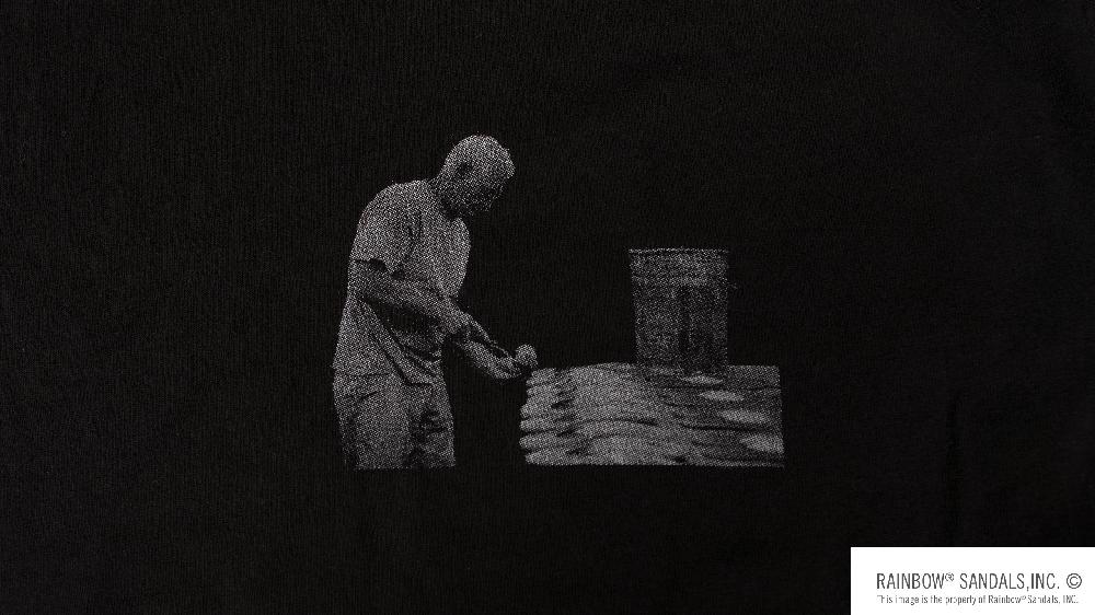 Rainbow Sandals Men's T-Shirt Sparky Gluing Sandals