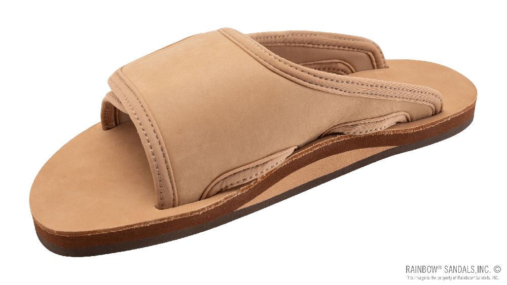 rainbow sandals Premier Leather Single Layer Arch Men's Slide
