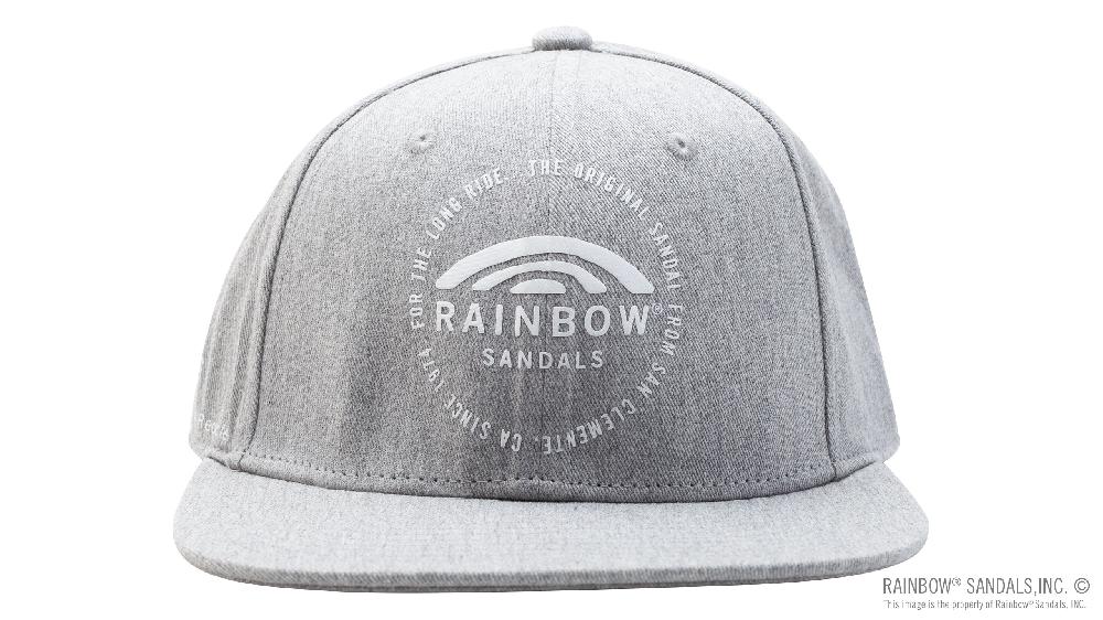 Rainbow Sandals Rainbow® Sandals Circle Logo Graphite Snap Back Hat