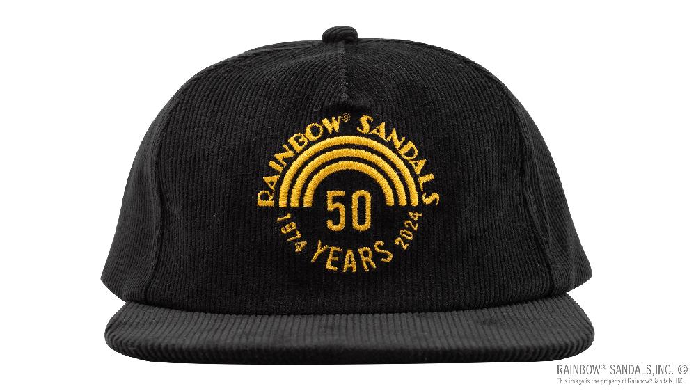 rainbow sandals 50 Year Anniversary Hat - Gold Logo