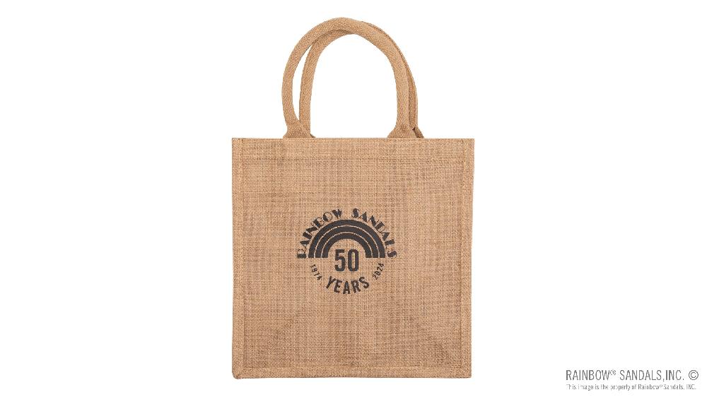 rainbow sandals Jute Bag - assorted widths
