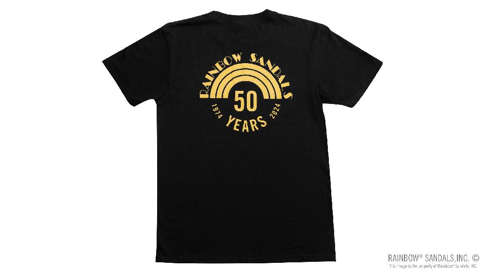 Rainbow Sandals Men's T-Shirt Anniversary 50 Year