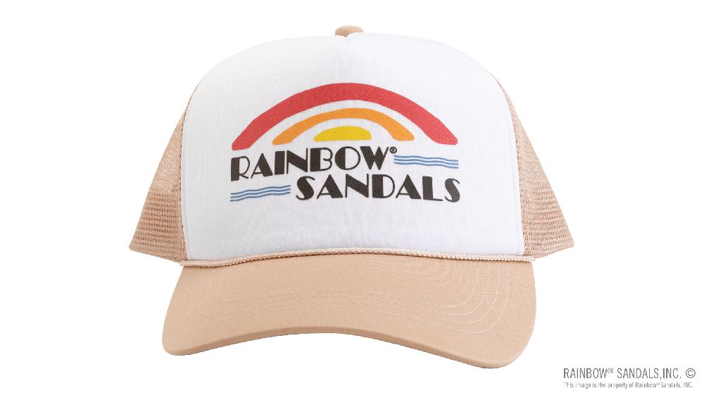 Rainbow Sandals Rainbow Trucker Hat - Vintage Logo