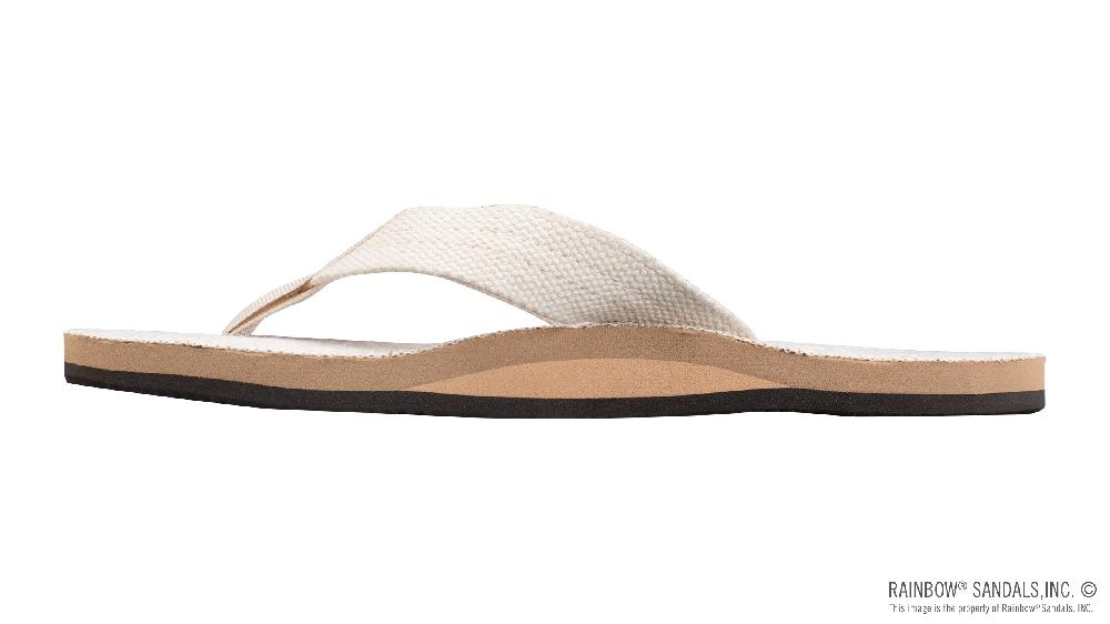 Rainbow Sandals Single Layer Hemp With Arch Support And 1" Strap