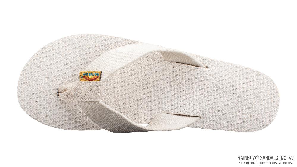 Rainbow Sandals Single Layer Hemp With Arch Support And 1" Strap