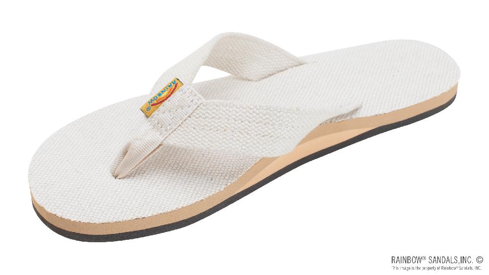 rainbow sandals Single Layer Hemp with Arch Support and 1" Strap