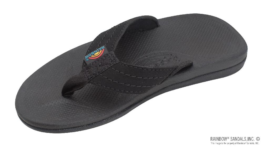 rainbow sandals The Kids Cape - Molded Rubber Textured Top Sole Gum Rubber Bottom
