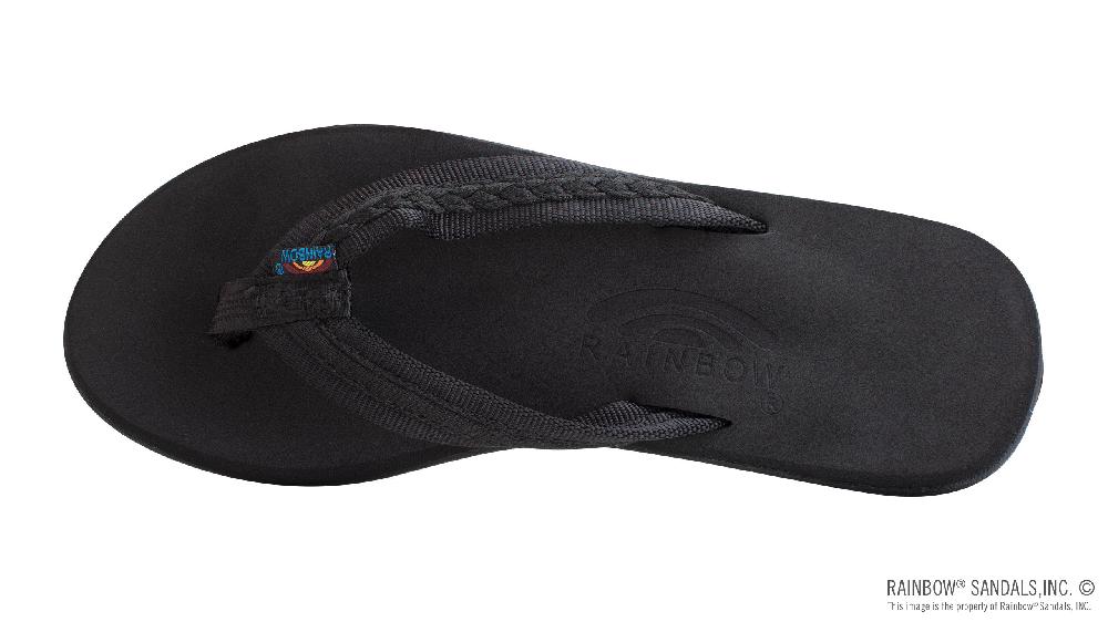 Rainbow Sandals The Paisley – Ladies Soft Top Rubber With A 3/4" Nylon Flirty Braidy Strap