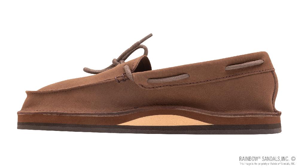 Rainbow Sandals Women's Single Layer Milled Leather Mocca Loaf