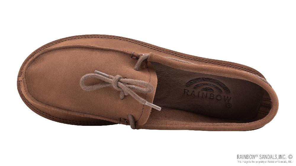 Rainbow Sandals Women's Single Layer Milled Leather Mocca Loaf