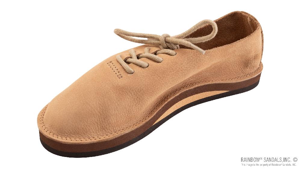 rainbow sandals Women's Single Layer Milled Leather Mocca Shoe