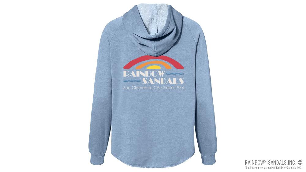 Rainbow Sandals Women's Wave Wash Sweatshirt W/ Logo