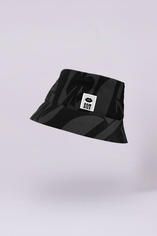 rainkiss Back to Black Art Camo - Bucket Hat