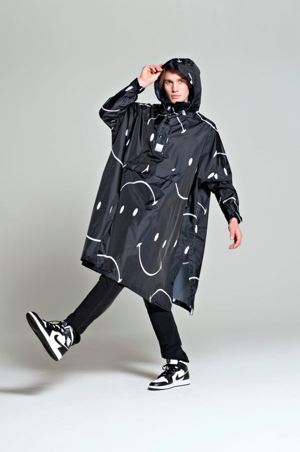 rainkiss Classic Smile x Smiley - Rain Poncho