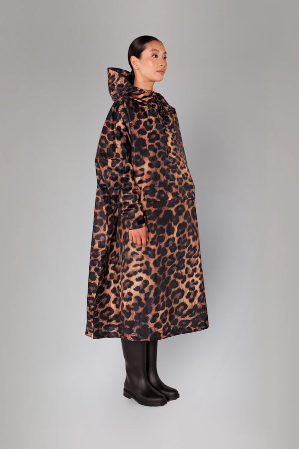 Rainkiss Dark Leopard - Rain Poncho