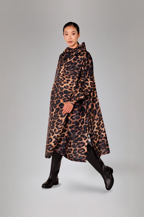 rainkiss Dark Leopard - Rain Poncho
