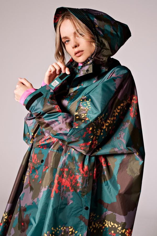 Rainkiss Digi Forest Camo - Rain Poncho