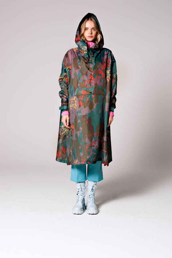 Rainkiss Digi Forest Camo - Rain Poncho