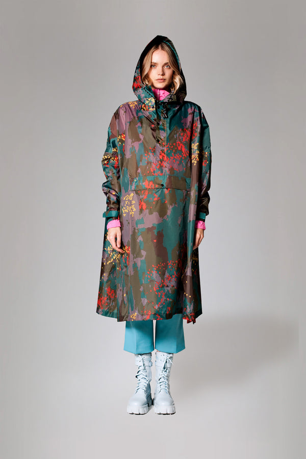 rainkiss Digi Forest Camo - Rain Poncho