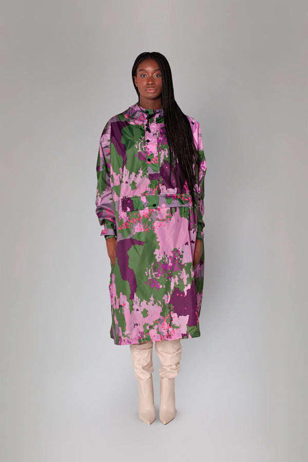 Rainkiss Digi Spring Camo - Rain Poncho