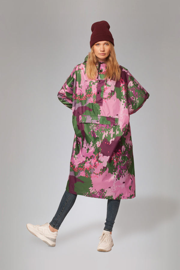 Rainkiss Digi Spring Camo - Rain Poncho