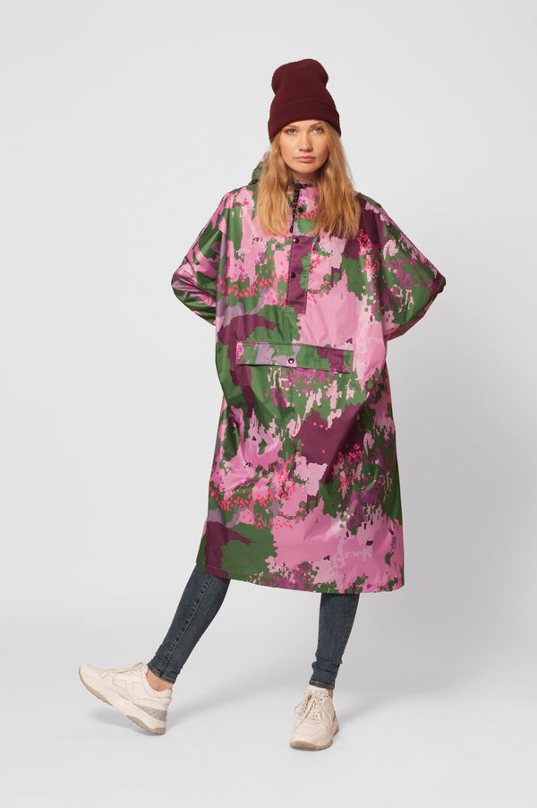 rainkiss Digi Spring Camo - Rain Poncho