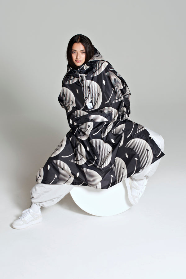 rainkiss Half Moon x Smiley - Rain Poncho