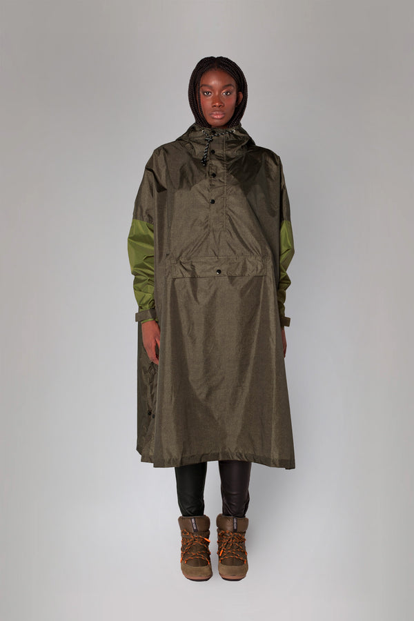 Rainkiss Herringbone - Rain Poncho