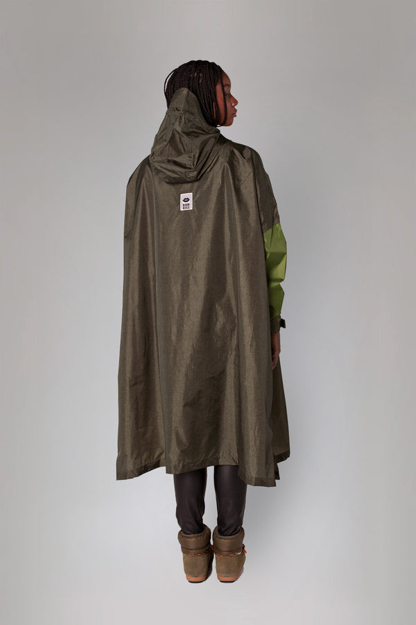 Rainkiss Herringbone - Rain Poncho
