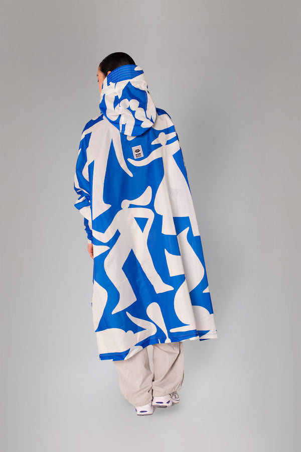 Rainkiss Timo Kuilder 'Blue Dance' - Rain Poncho
