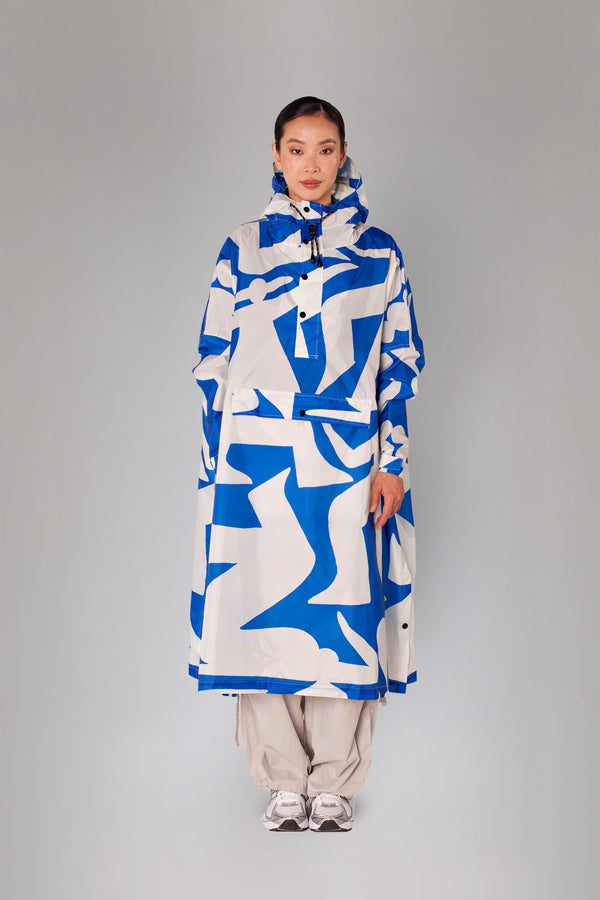 rainkiss Timo Kuilder 'Blue Dance' - Rain Poncho