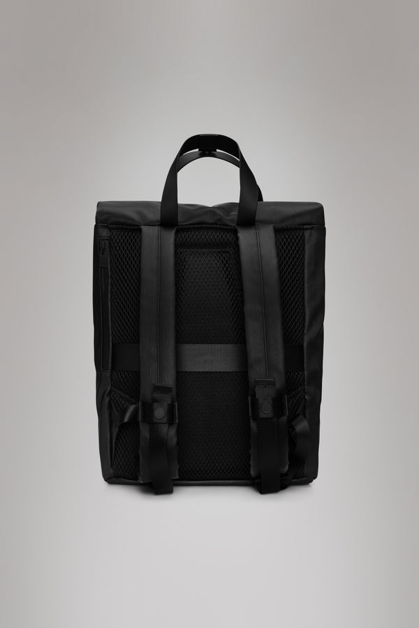 Rains 2 Way Tote Backpack Black Grain