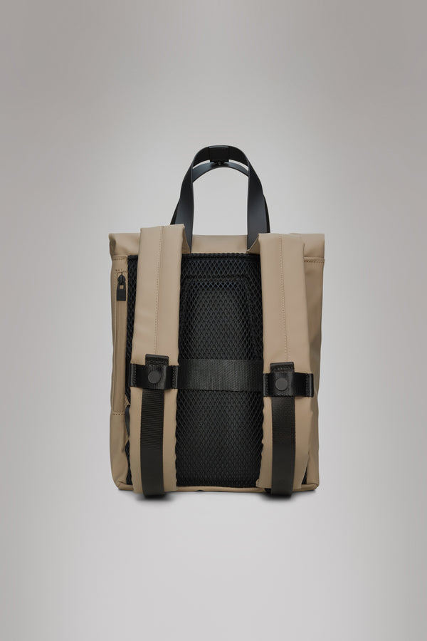 Rains 2 Way Tote Backpack Mini Beige
