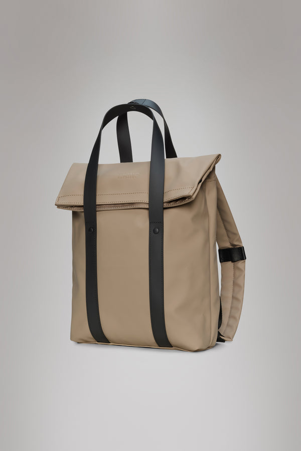 Rains 2 Way Tote Backpack Mini Beige