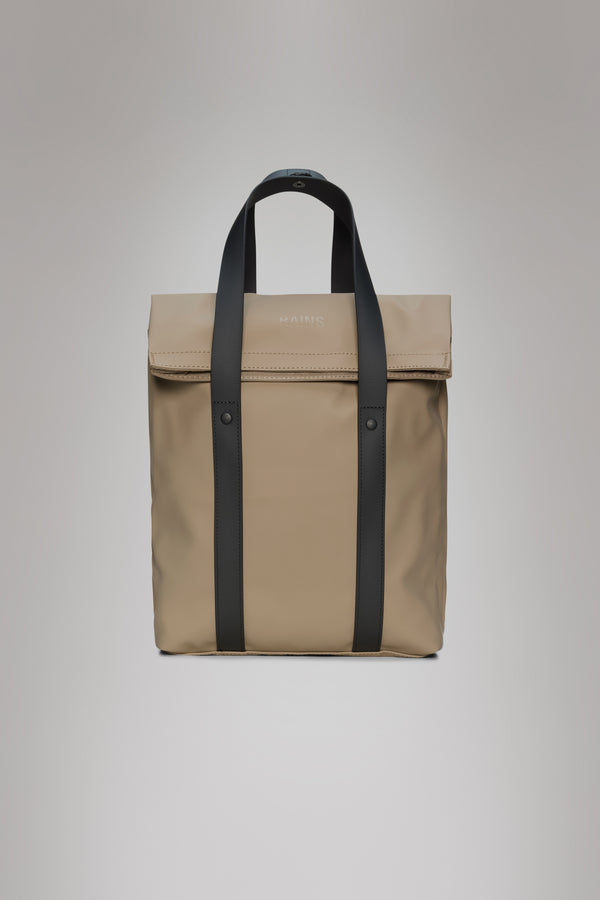rains 2 Way Tote Backpack Mini Beige