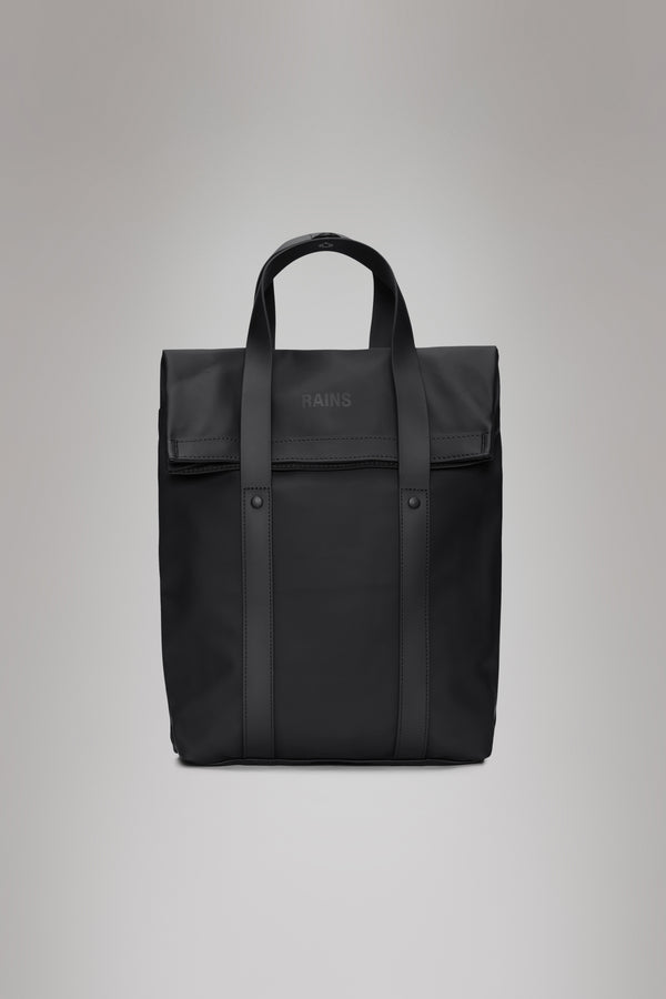 rains 2 Way Tote Backpack Mini Black