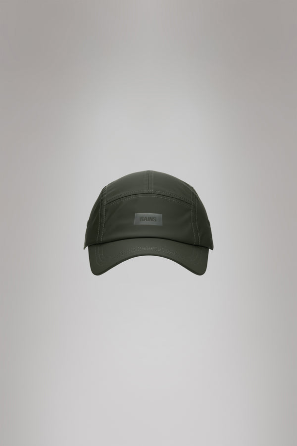 rains 5 Panel Cap Green